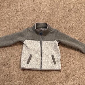 Carter's Gray and Cream Fleece Jacket
